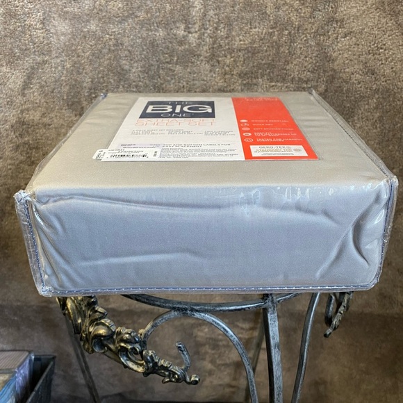 The Big One Queen Sheet Set - Soft Gray - Picture 4 of 4